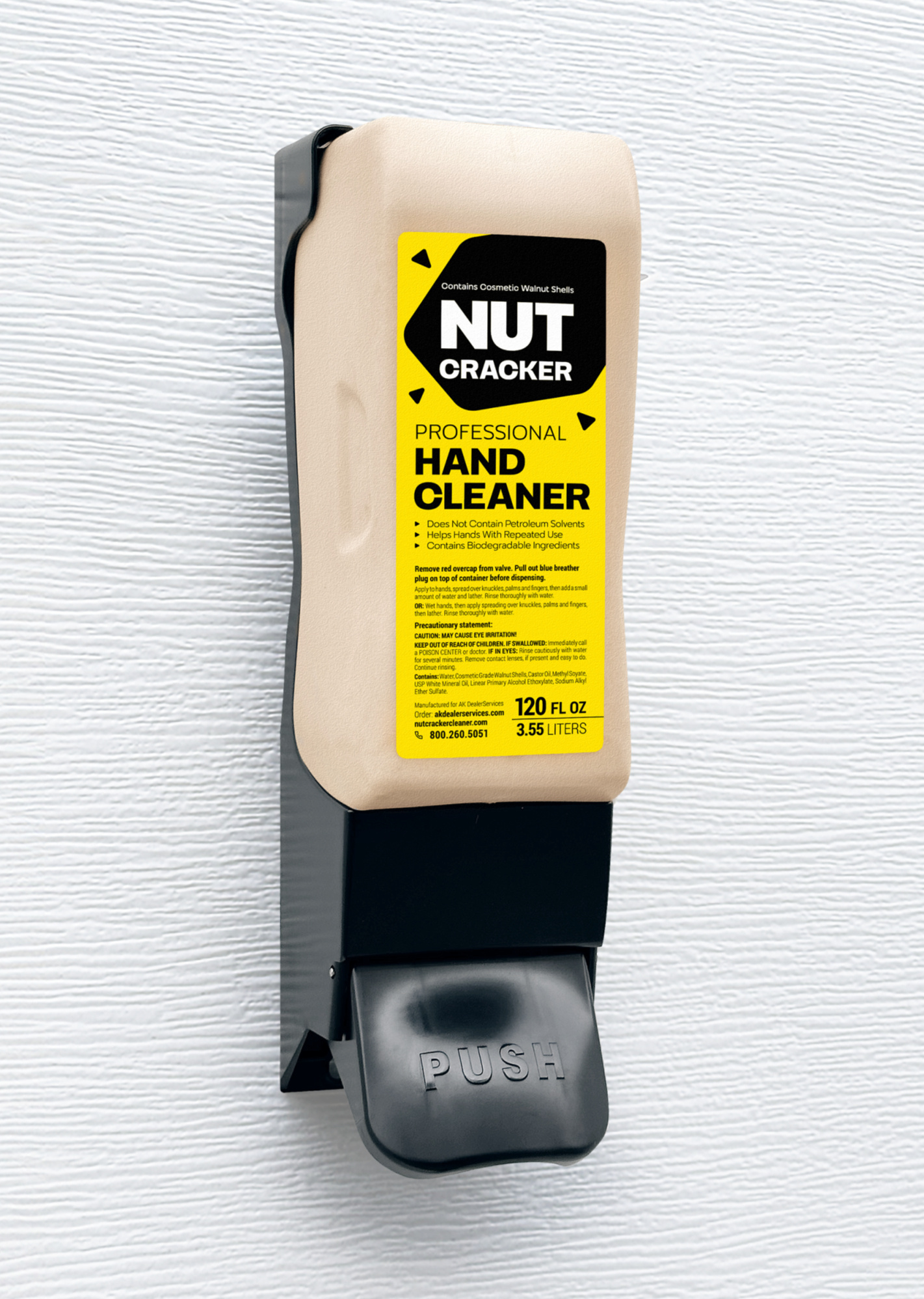Nutcracker Professional Hand Cleaner with dispencer Logo